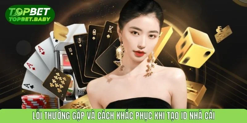 Lỗi thường gặp và cách khắc phục khi tạo ID nhà cái